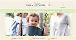 Desktop Screenshot of jeanmcavalierelaw.com