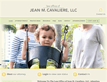 Tablet Screenshot of jeanmcavalierelaw.com